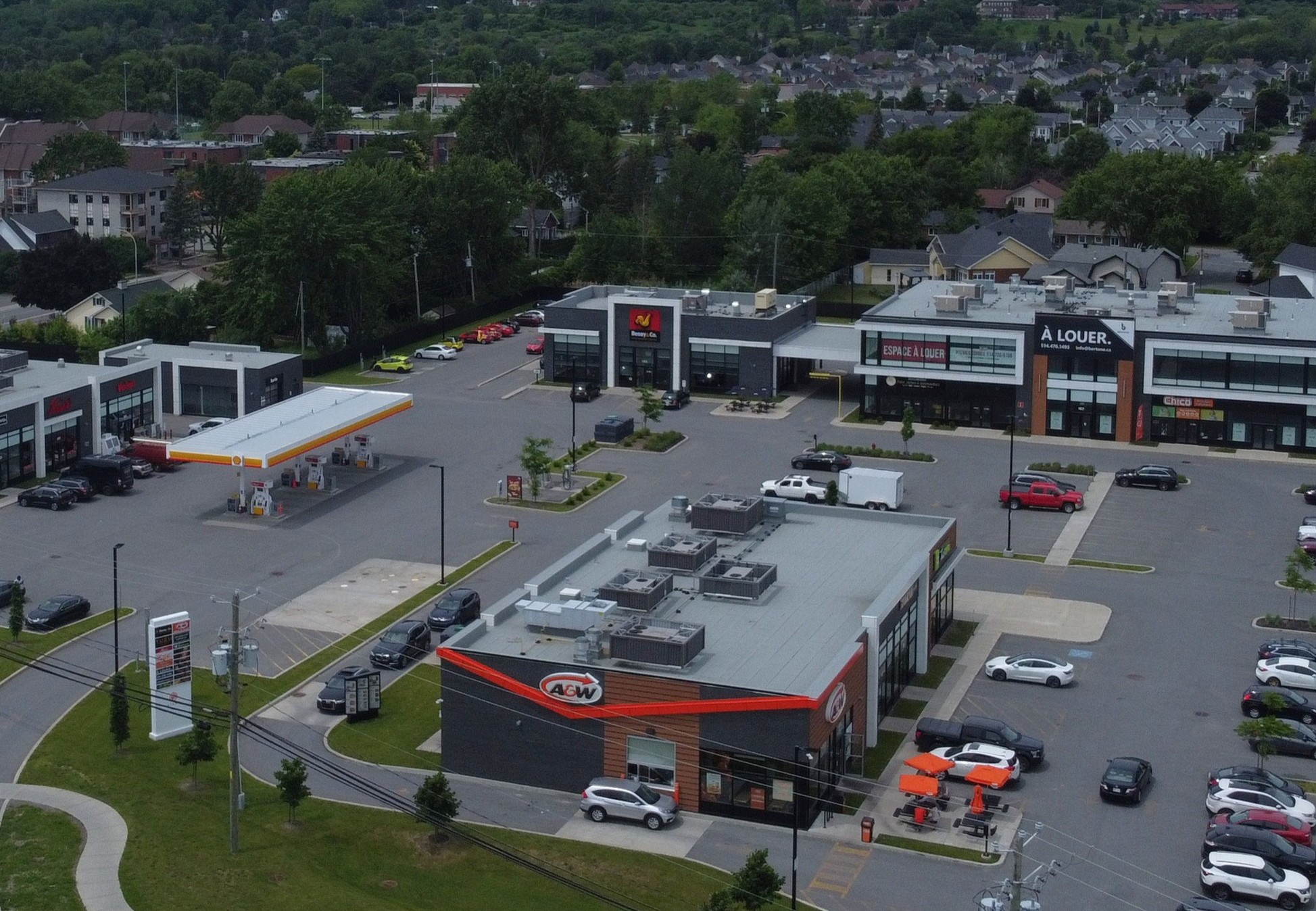 Construction site overview